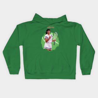 Gabriela Sabatini cartoon Kids Hoodie